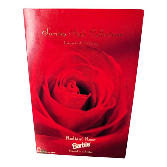 Radiant Rose Barbie 2nd In a Series Society Style Collection 1996 Mattel #15061 - Picture 3 of 8